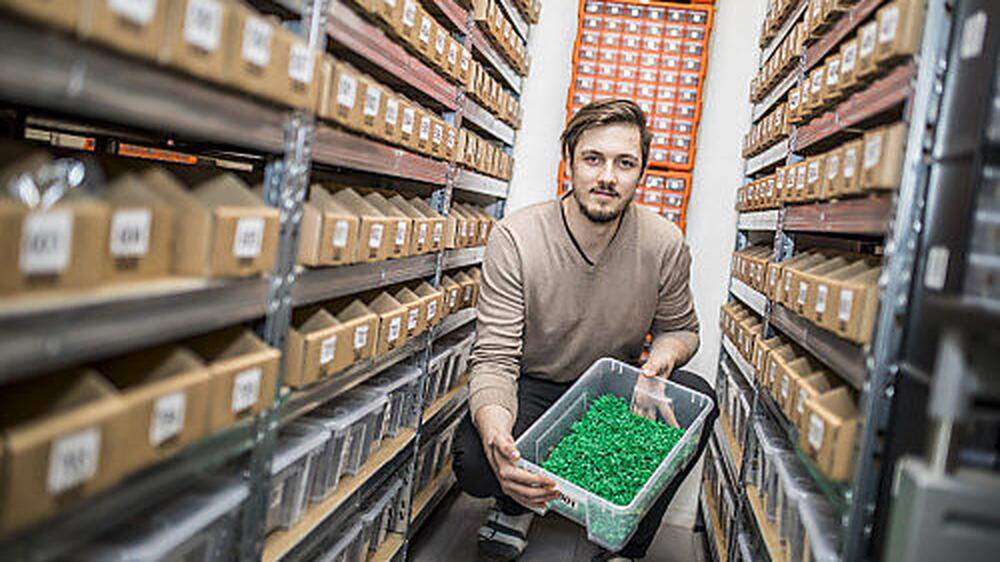 Christof Gspandl hat mit gebrauchtem Lego eine Marktlücke entdeckt