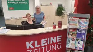 Andrea Weilguni und Sabine Rabitsch sind gerne für Sie da