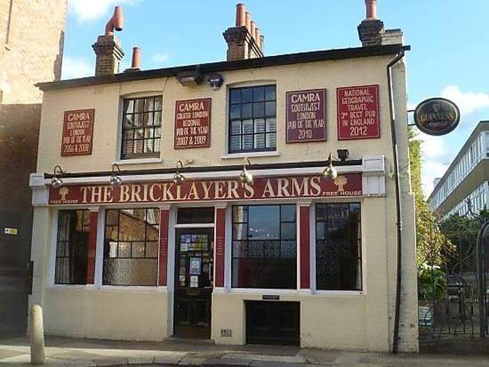Vorzeigepub: The Bricklayer's Arms im Stadtteil Putney in London