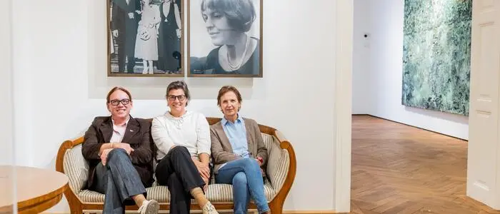 Ausstellungsteam: Martina Stermitz, Katharina Herzmansky, Brigitte Ponta-Zitterer
