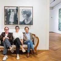 Ausstellungsteam: Martina Stermitz, Katharina Herzmansky, Brigitte Ponta-Zitterer