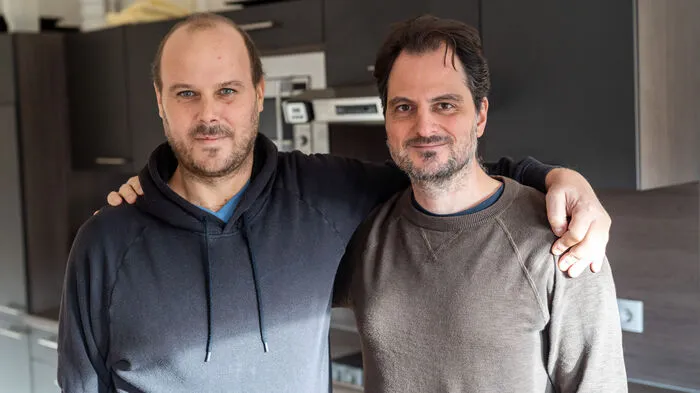 Ressidorf-Leiter Pierre Payer (rechts) mit Peter Gödl