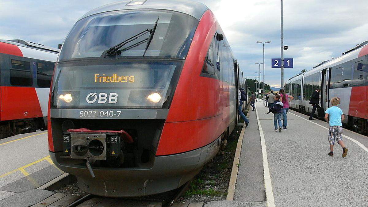 Die Bahn zwischen Hartberg und Friedberg wird attraktiviert