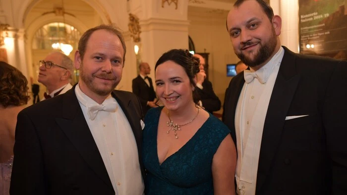 Interspot-Film-Geschäftsführer Niki Klingohr war als Gast von  Eva und Christoph Grassmugg (Grassmugg AG) bei der Grazer Opernredoute