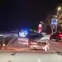 Beide Fahrzeuge waren nach dem Unfall nicht mehr fahrfähig, die Insassen blieben unverletzt