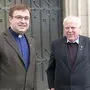 Der neue Dechant Anton Neger (links) und sein Vorgänger Wolfgang Koschat