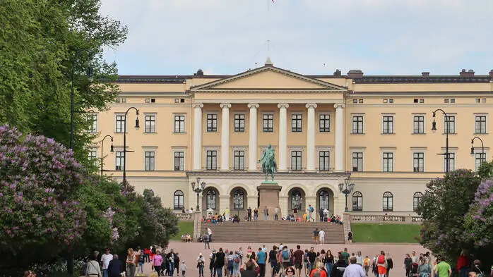 Das königliche Schloss in Oslo