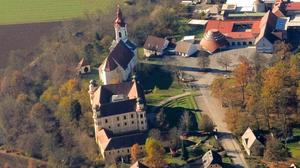 Der Schlosspark aus der Vogelperspektive