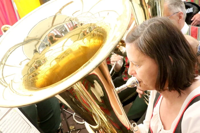 Für den musikalischen Aufputz sorgten die Schützenkapelle Metnitz (Foto) und „Die Karawanken“. 