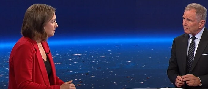 Ivona Brandic, Professorin an der Technischen Universität Wien, im ZiB2-Gespräch mit Armin Wolf
