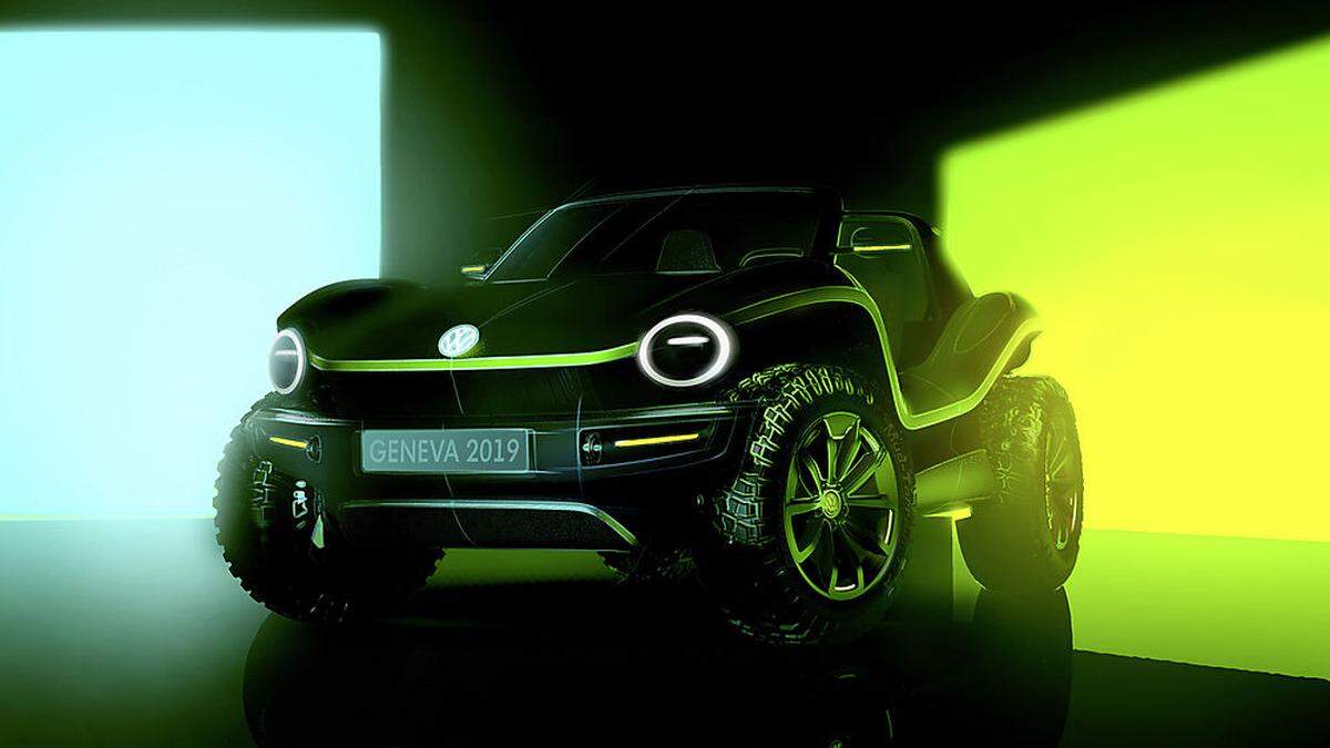 VW zeigt die Studie eines elektrischen Buggys