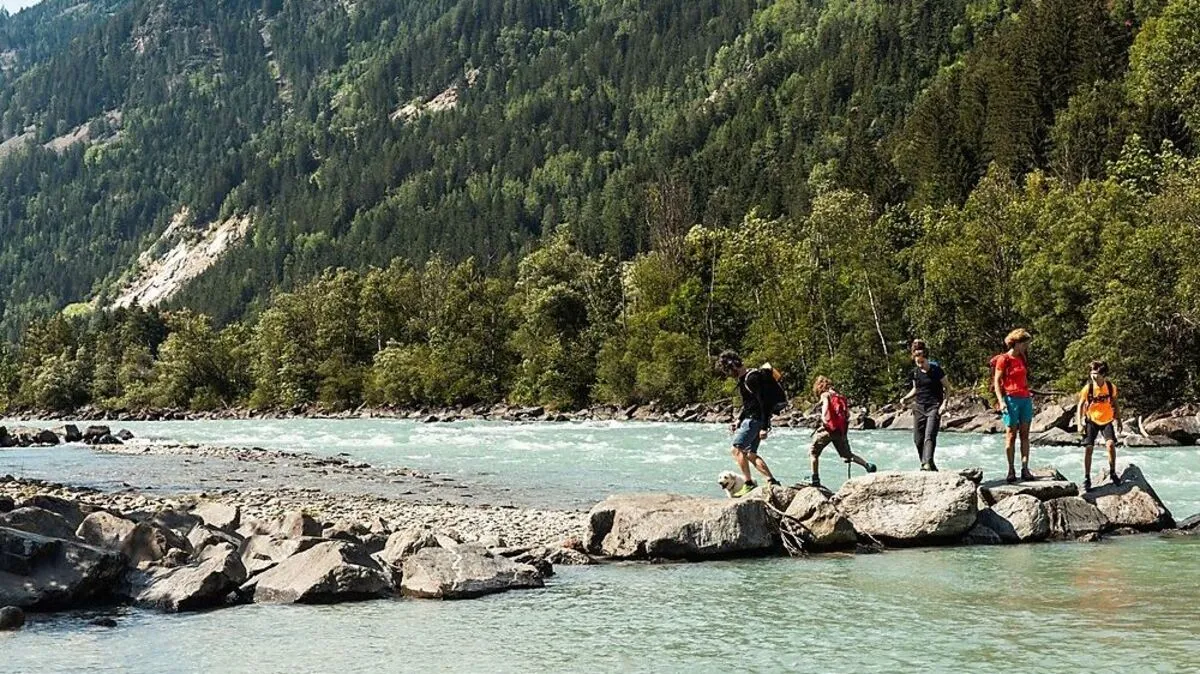 Der Iseltrail ist ein besonderes Angebot des Sommertourismus in Osttirol 