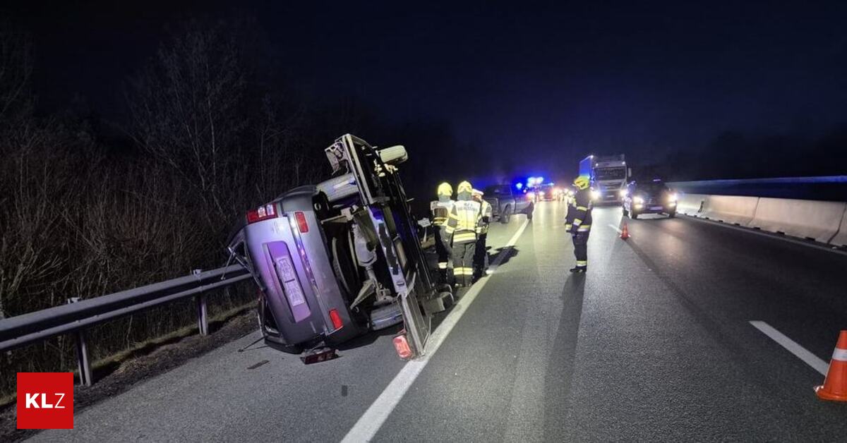 A2-S-dautobahn-Abschlepp-Anh-nger-berschlug-sich-mit-Pkw-darauf