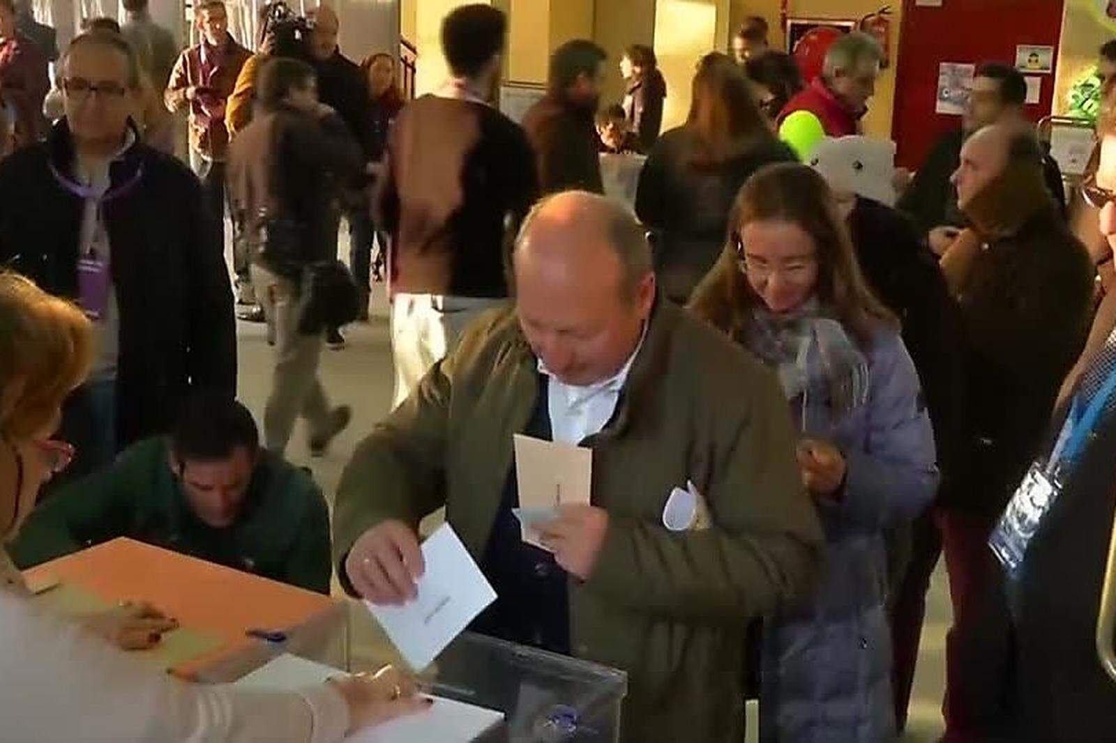 Wahlauftakt  in Spanien