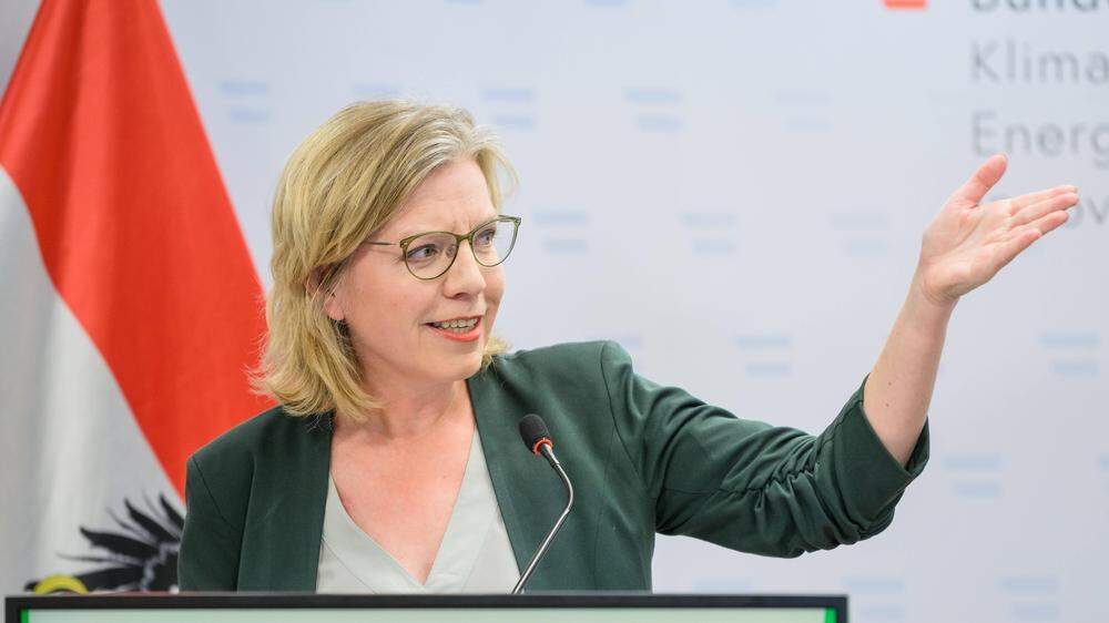 Energieministerin Leonore Gewessler: Klare Botschaft
