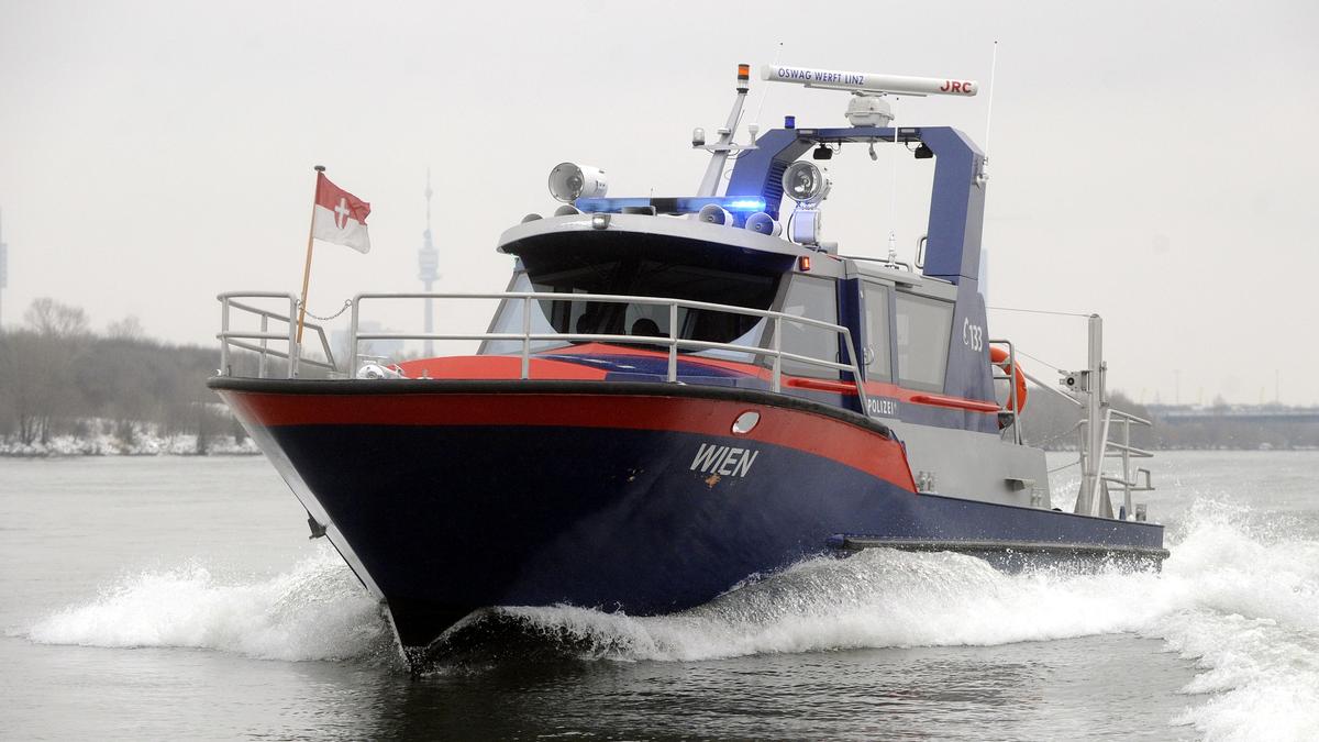 Wiener Polizei auf der Donau (Symbolbild)