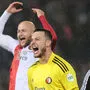 Gernot Trauner (links im Hintergrund) und Feyenoord sicherten sich den Gruppensieg