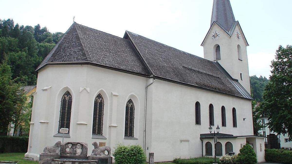 Die Pfarrkirche in Arnoldstein