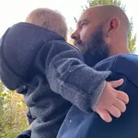 Redakteur Georg Michl mit seiner Tochter Anna