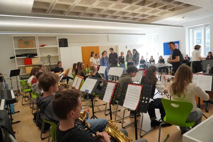 Das Orchester hat fleißig geprobt