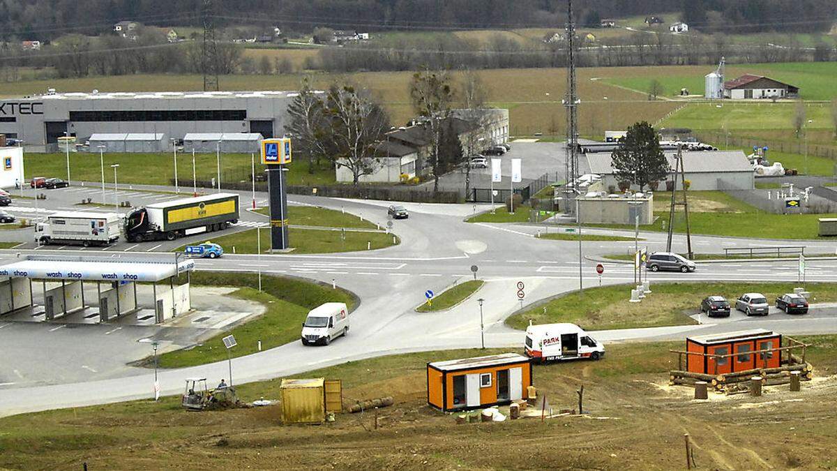 Die Ortseinfahrt in St. Margarethen an der raab ist sehr gefährlich