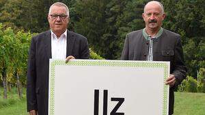 Der Ilzer Bürgermeister Rupert Fleischhacker und Vize Stefan Wilhelm (beide ÖVP)