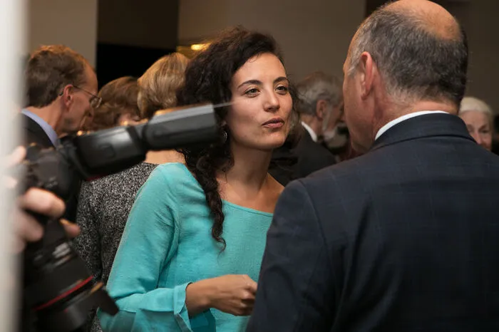 Nationalratspräsident Wolfgang Sobotka mit Brauers Enkeltochter Jasmin