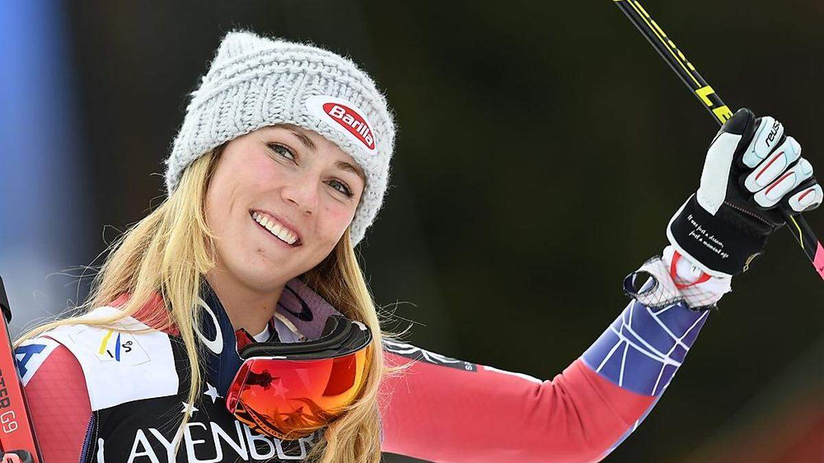 Mikaela Shiffrin hat gut lachen: die US-Amerikanerin holte auch die kleine Kugel 