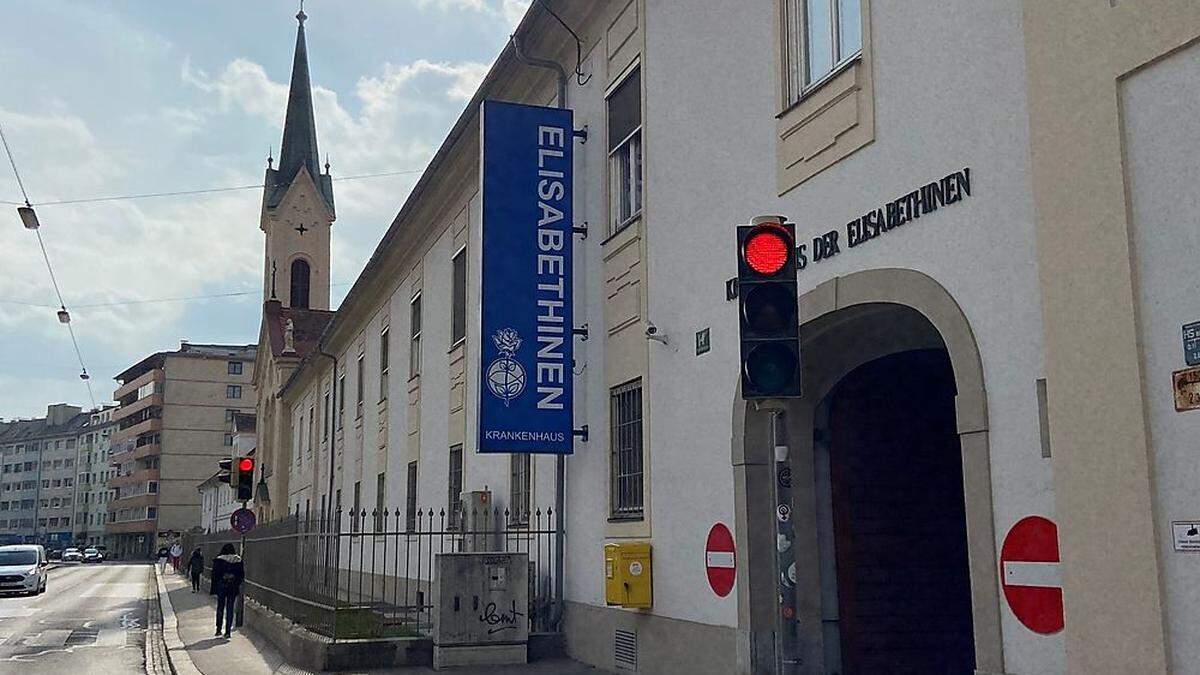 Der Spitalsstandort der Elisabethinen in Graz