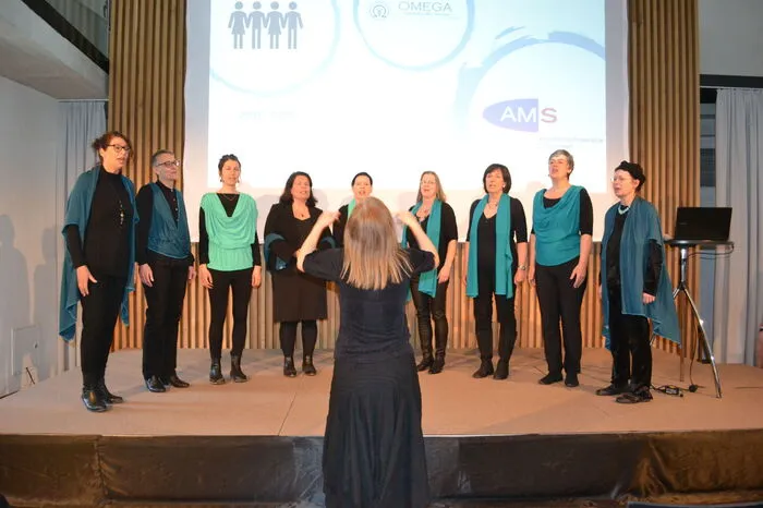 Für die musikalische Umrahmung der Feier sorgte der "Omega"-Frauenchor "Sosamma".