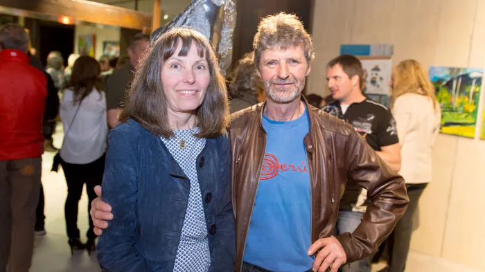 Anita und Hans-Peter Profunser luden ins Atelier.
