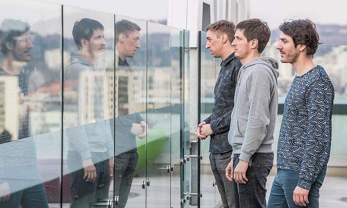 Das Trio beim Interview im Styria Media Center