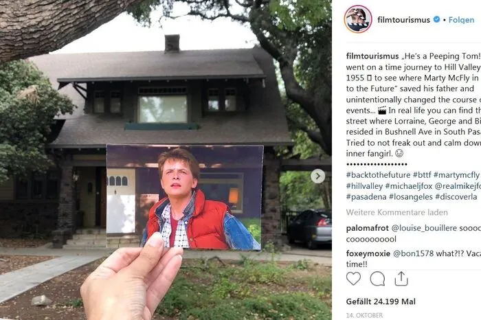 Ein echter Klassiker! Hier hat Marty McFly in "Zurück in die Zukunft" seinen Vater gerettet und so den Lauf der Dinge verändert.