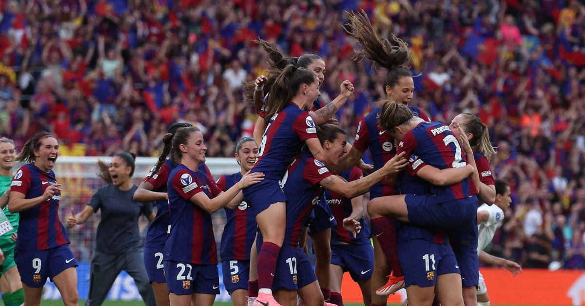 Frauen Champions League Barcelona Schnappte Sich Gegen Lyon Erneut Den Titel