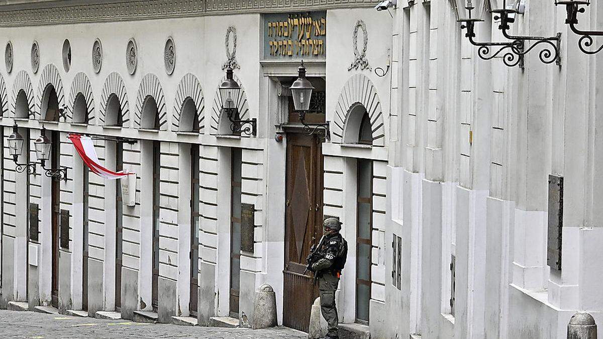 Jüdische Synagoge in Wien: Die Israelitische Kultusgemeinde muss viel Geld in die Sicherheit investieren.