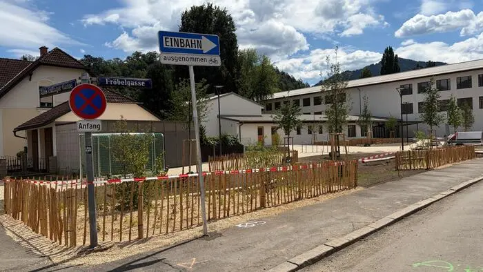 Die Bauarbeiten für das Leobener Bildungszentrum Fröbelgasse sind voll im Gange