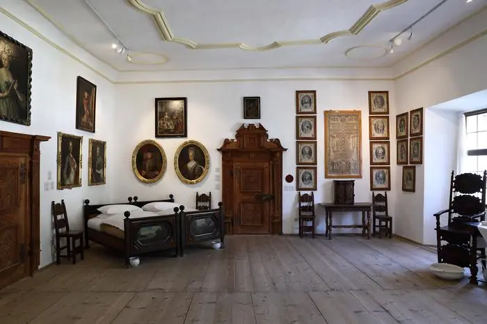 Das Schlafzimmer von Erzherzog Johann und seiner Frau Anna