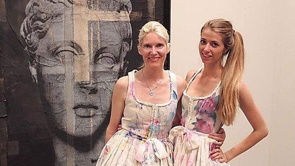 Kreatives Designerduo: Ines Valentinitsch (links) und Mona Ramsenthaler