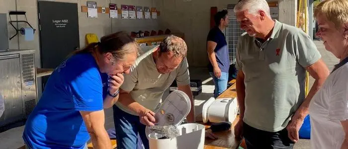 In Kirchberg an der Raab reparierten kürzlich erfahrene Elektriker Alltagsgegenstände im Repair Café