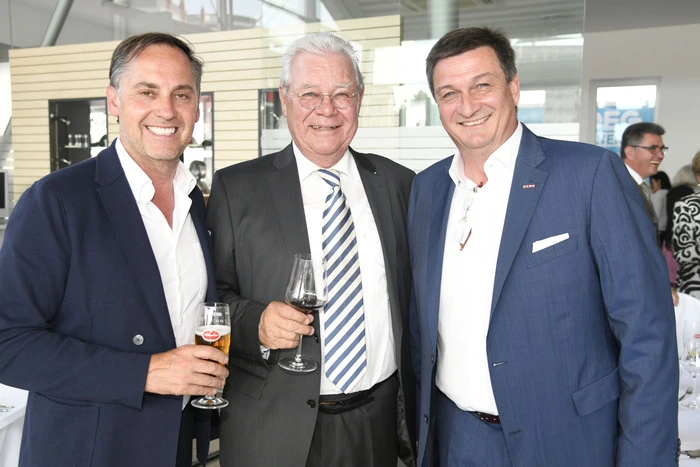Georg Gruber, Ulf Staber und Kammerchef Jürgen Mandl.