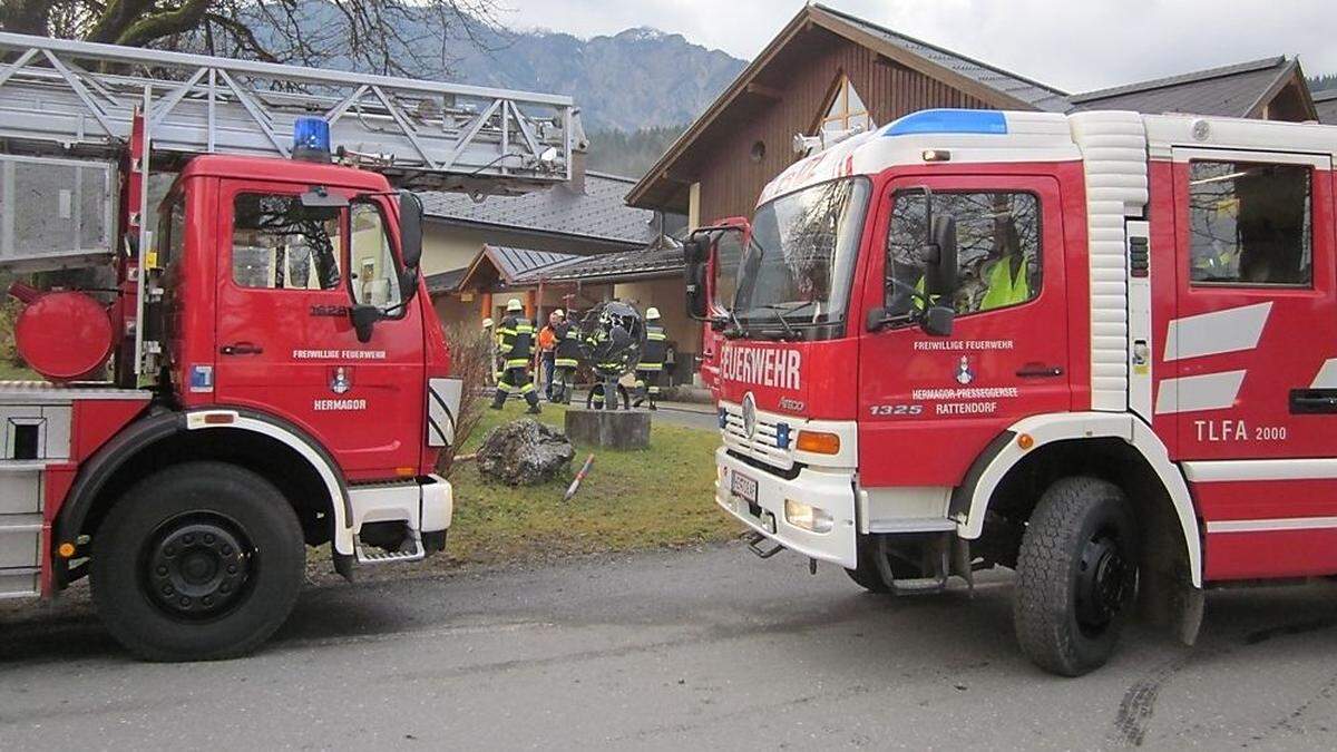 Großeinsatz in der Stadtgemeinde Hermagor