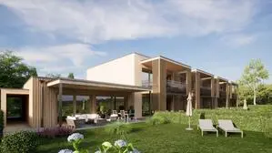 Mitten in Krumpendorf errichtet das Unternehmen Madile eine neue Wohnanlage mit zehn Einheiten