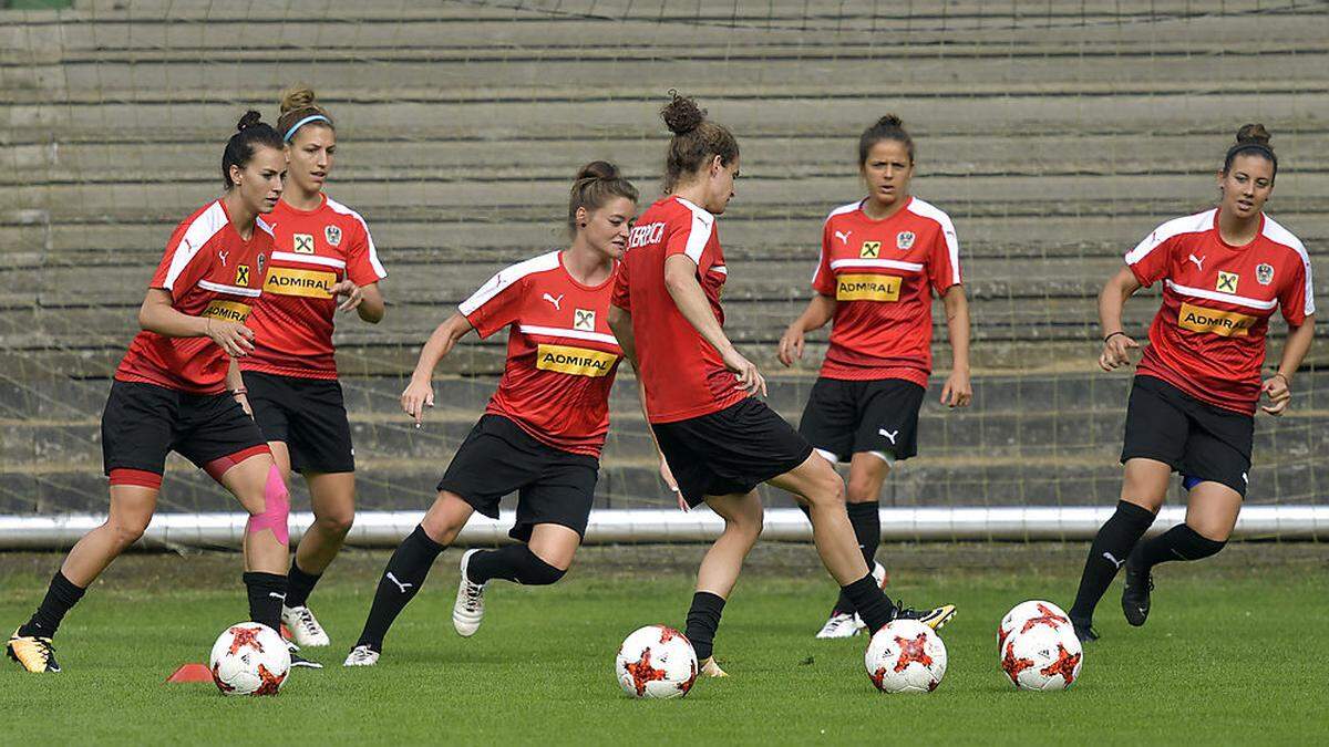 Das Frauen-Nationalteam ist heute bei der EM zum zweiten Mal im Einsatz