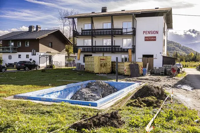 Die ehemalige Pension Victoria in Unterburg wurde zur modernen Wohnanlage umgebaut