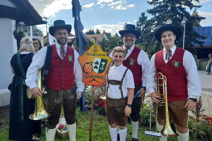 Auch der Musikverein Breitenfeld war anwesend
