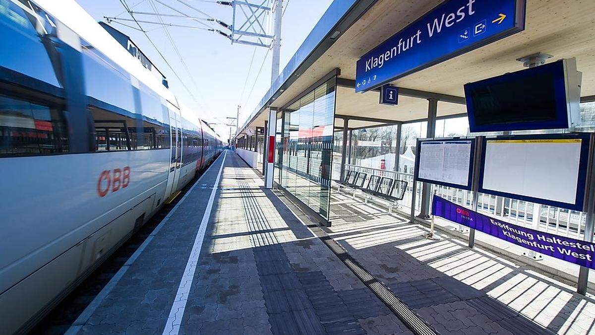 Beim Bahnhof Klagenfurt West herrschte Chaos