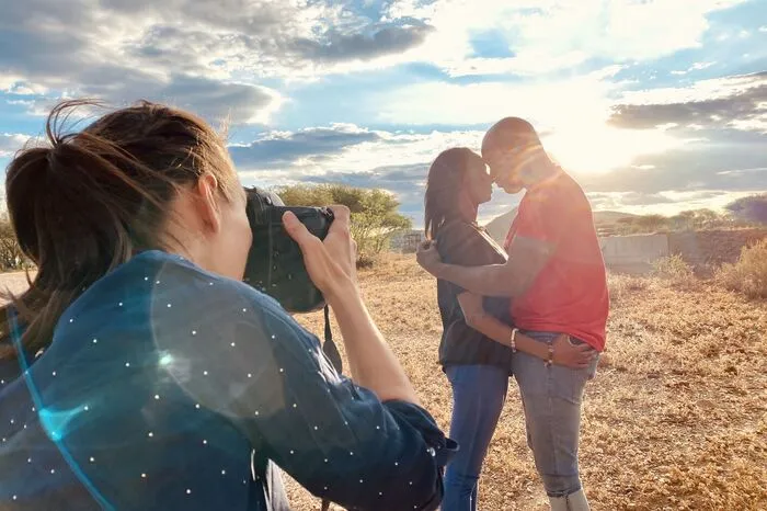 Fotoshooting in Namibia