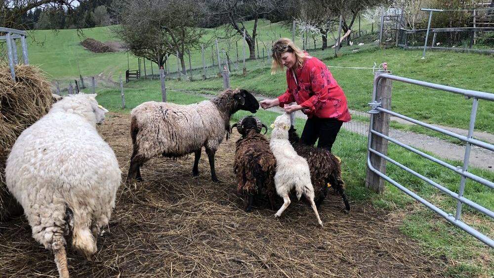 Andrea Pirker hält 20 Schafe, fünf hat der Wolf gerissen