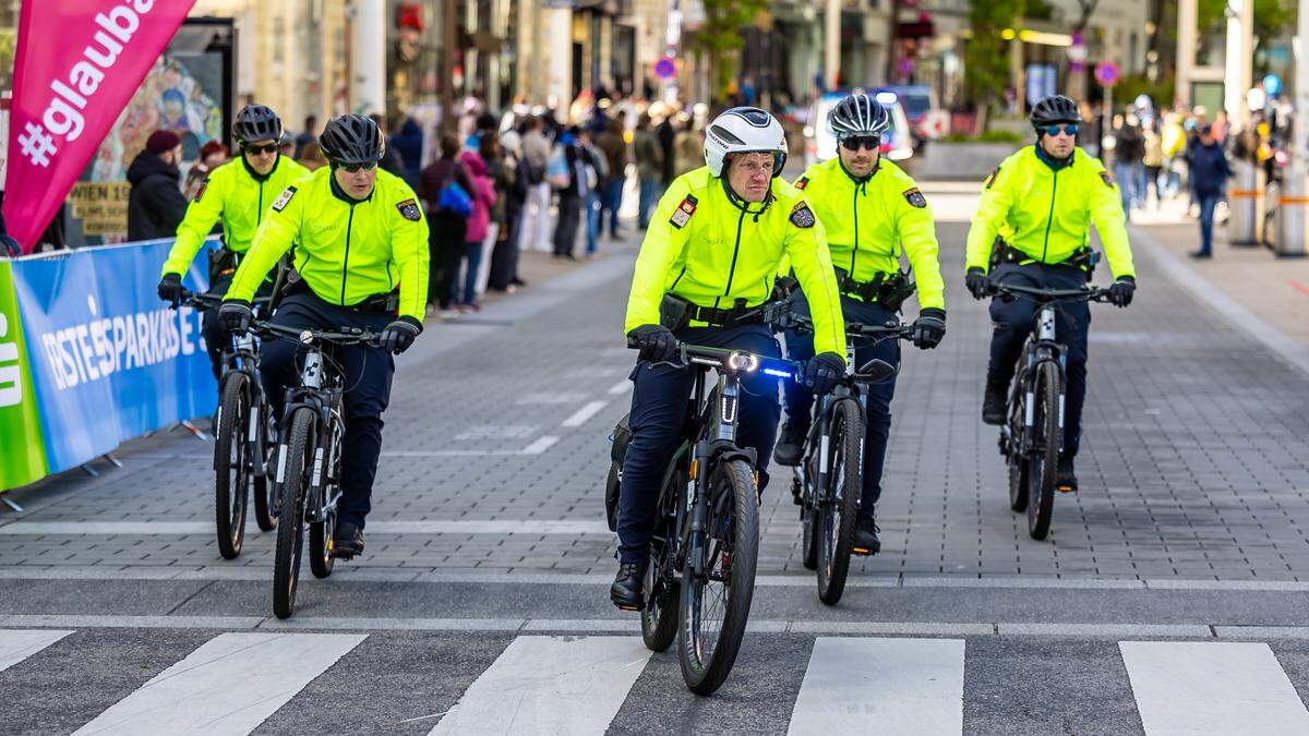 Fahrrad-Polizei