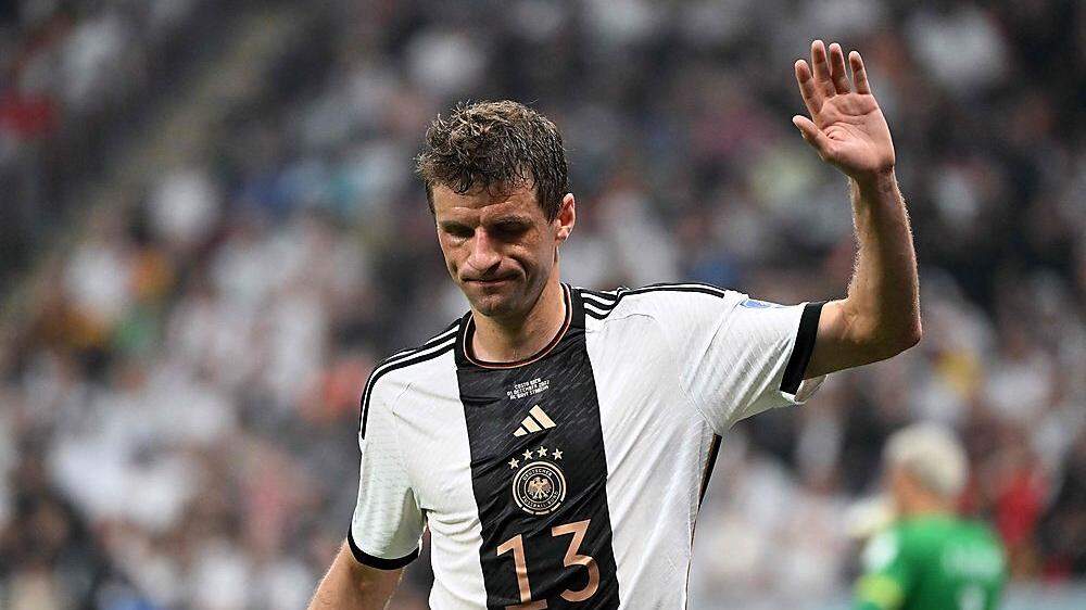 Es deutet viel darauf hin, dass Thomas Müller am Donnerstag das letzte Mal das DFB-Dress getragen hat